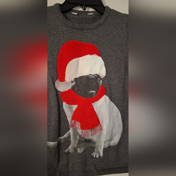 Christmas sweater girls size 6/8 aproximately no tags holyday fun dogs funny - Picture 4 of 11
